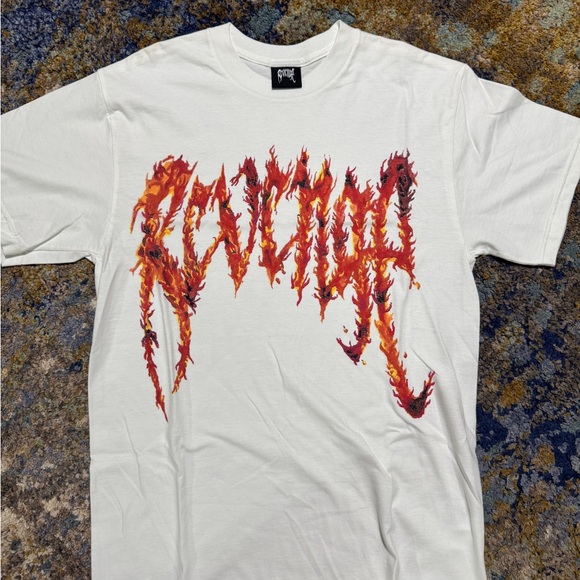 Revenge Inferno White Tee M - Picture 1 of 3